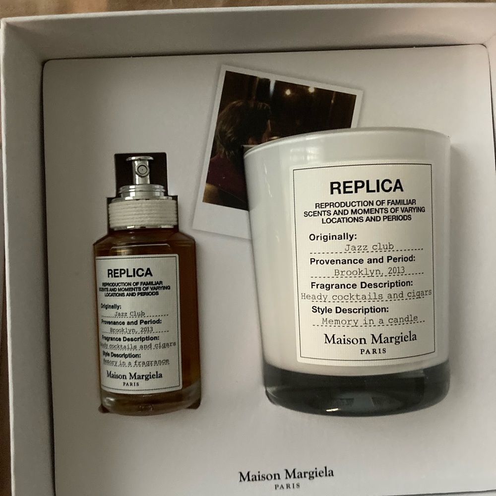 BNIB Margiela “Jazz Club” perfume and full sized candle gift set.